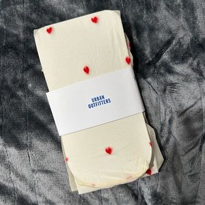 Valentines heart sheer nylons